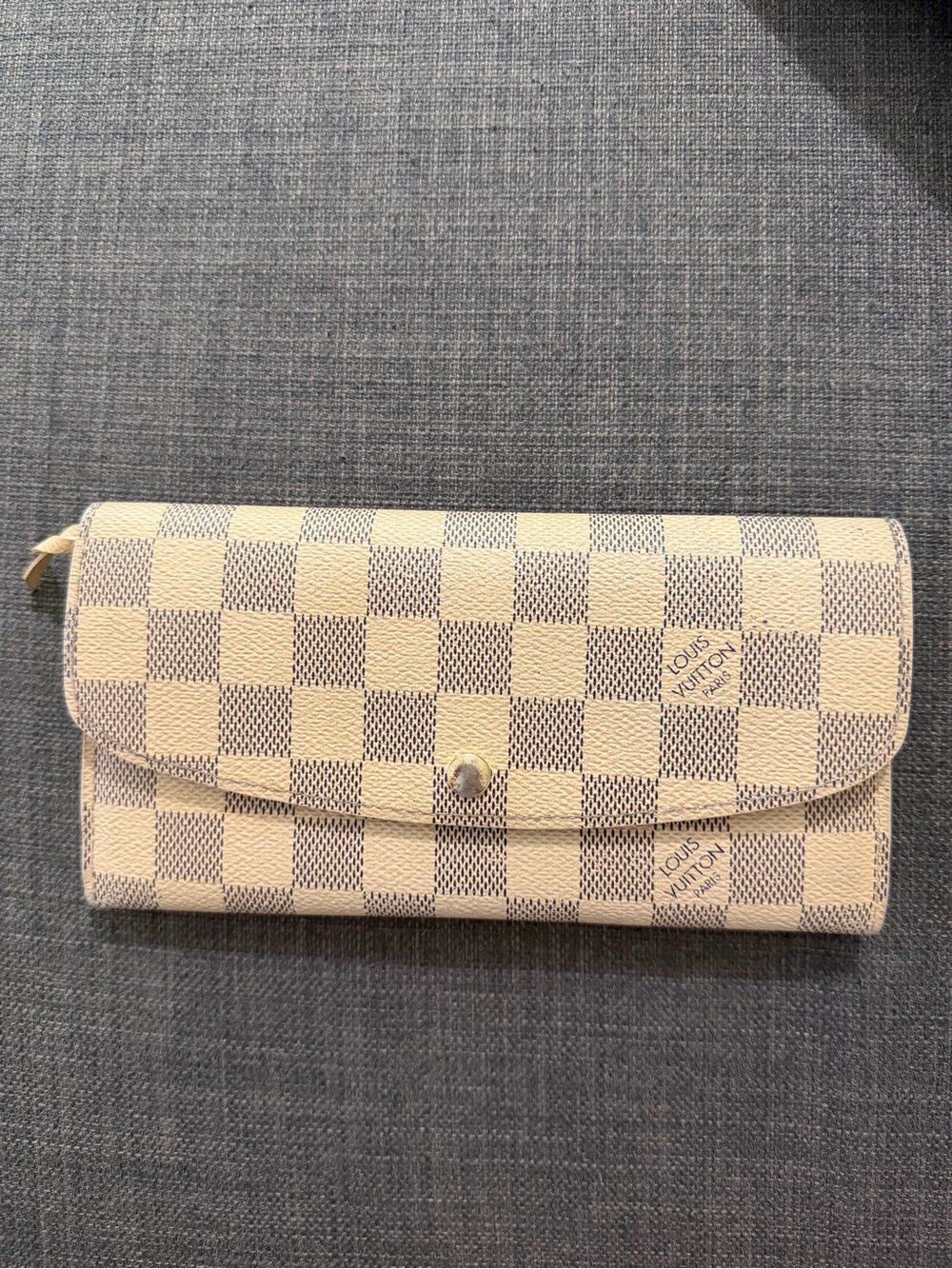 2014 Louis Vuitton Damier Azur Emilie Wallet